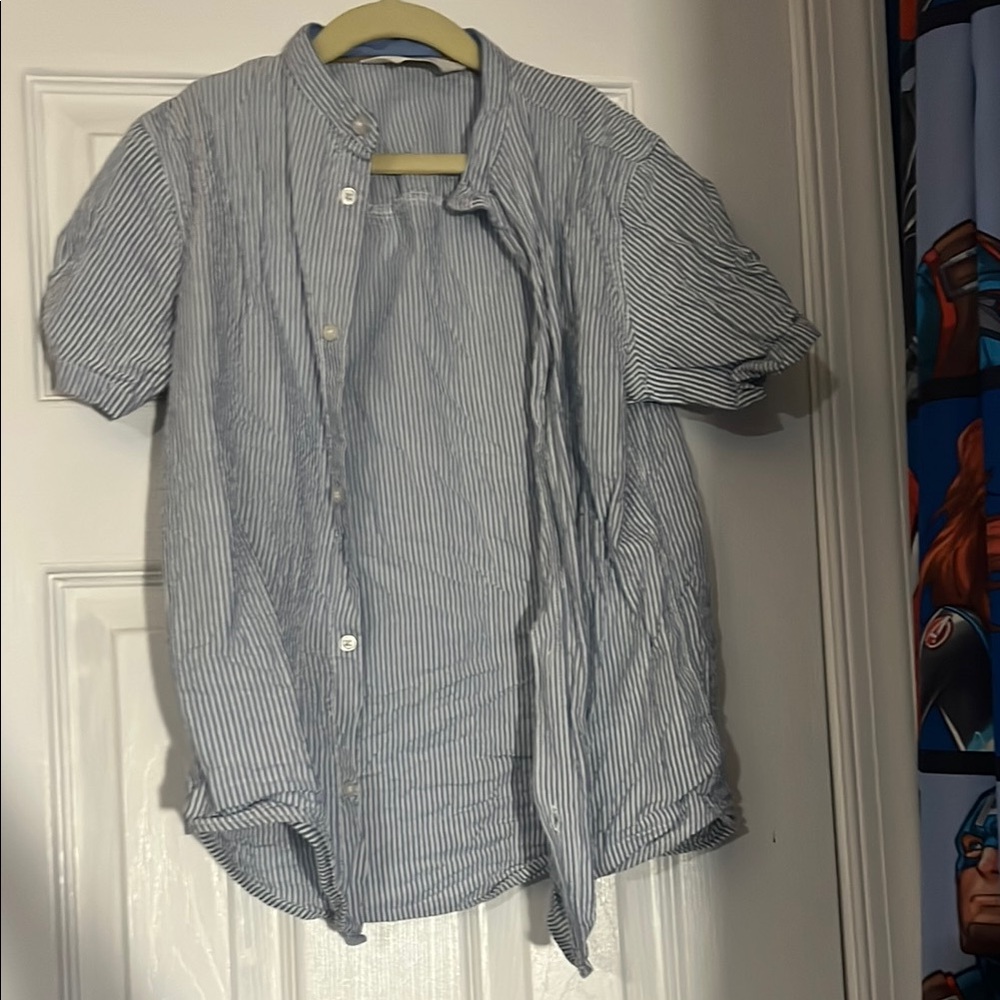 Kid’s Blue Striped Shirt